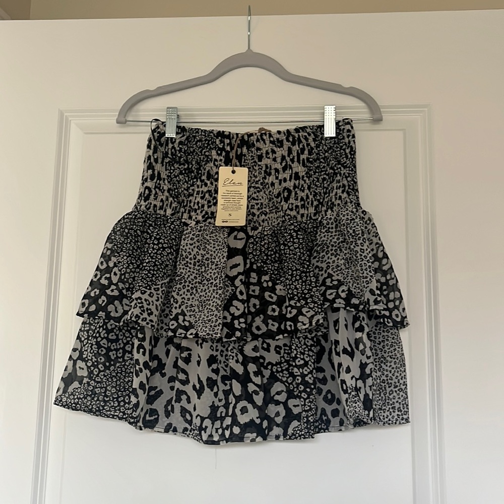 Cute cheetah print skirt